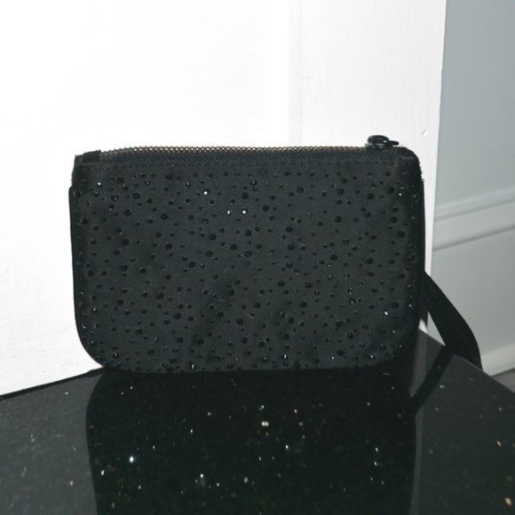 EXPRESS // Stone Studded Mini Wristlet Pouch